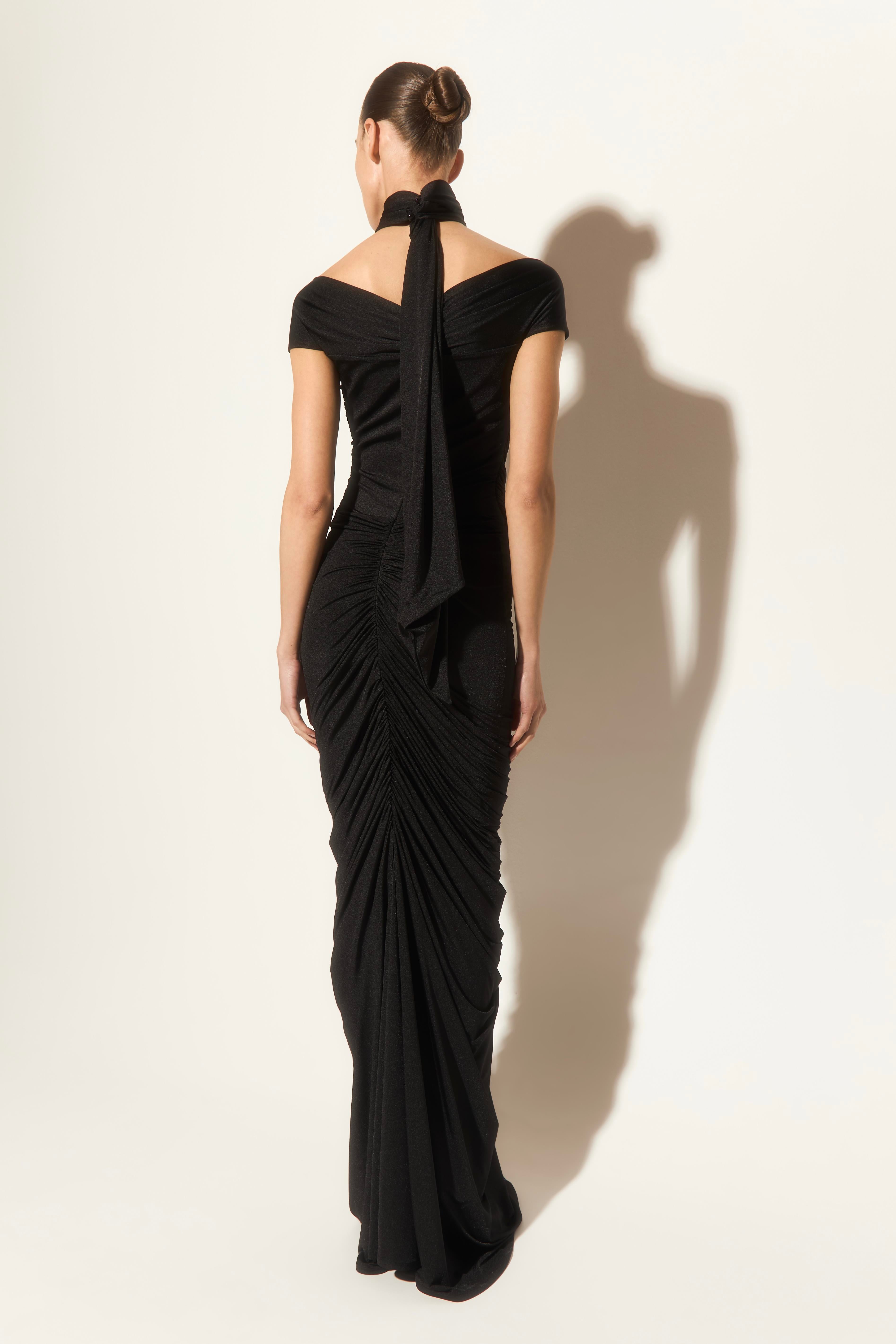 Athena Dress in Black